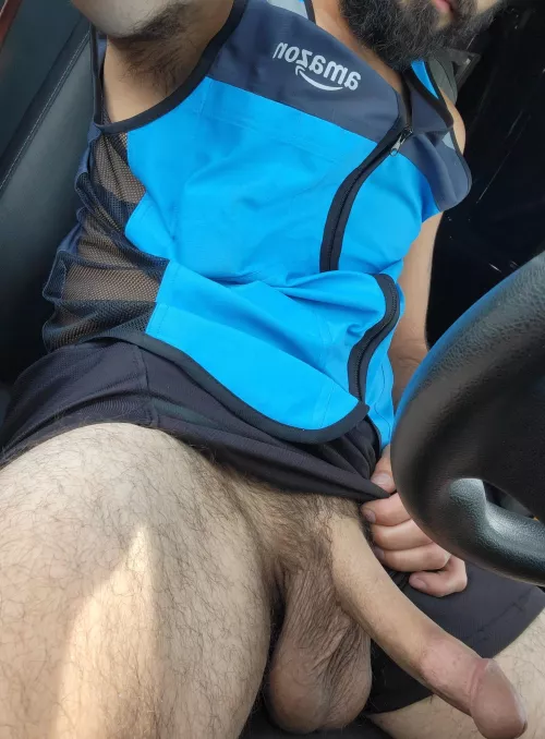 As a Horny Amazon driver; I'm always jerking off on the road. 