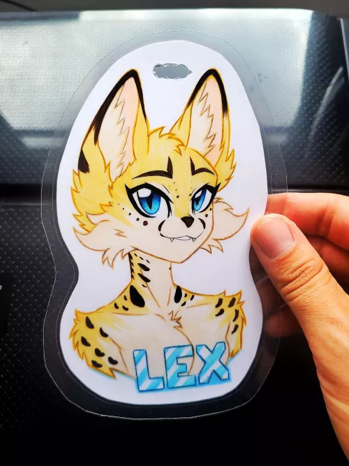 Badge commission (art by me)