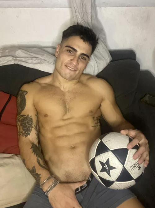 Feeling hot and sweaty after practice, want to help me?