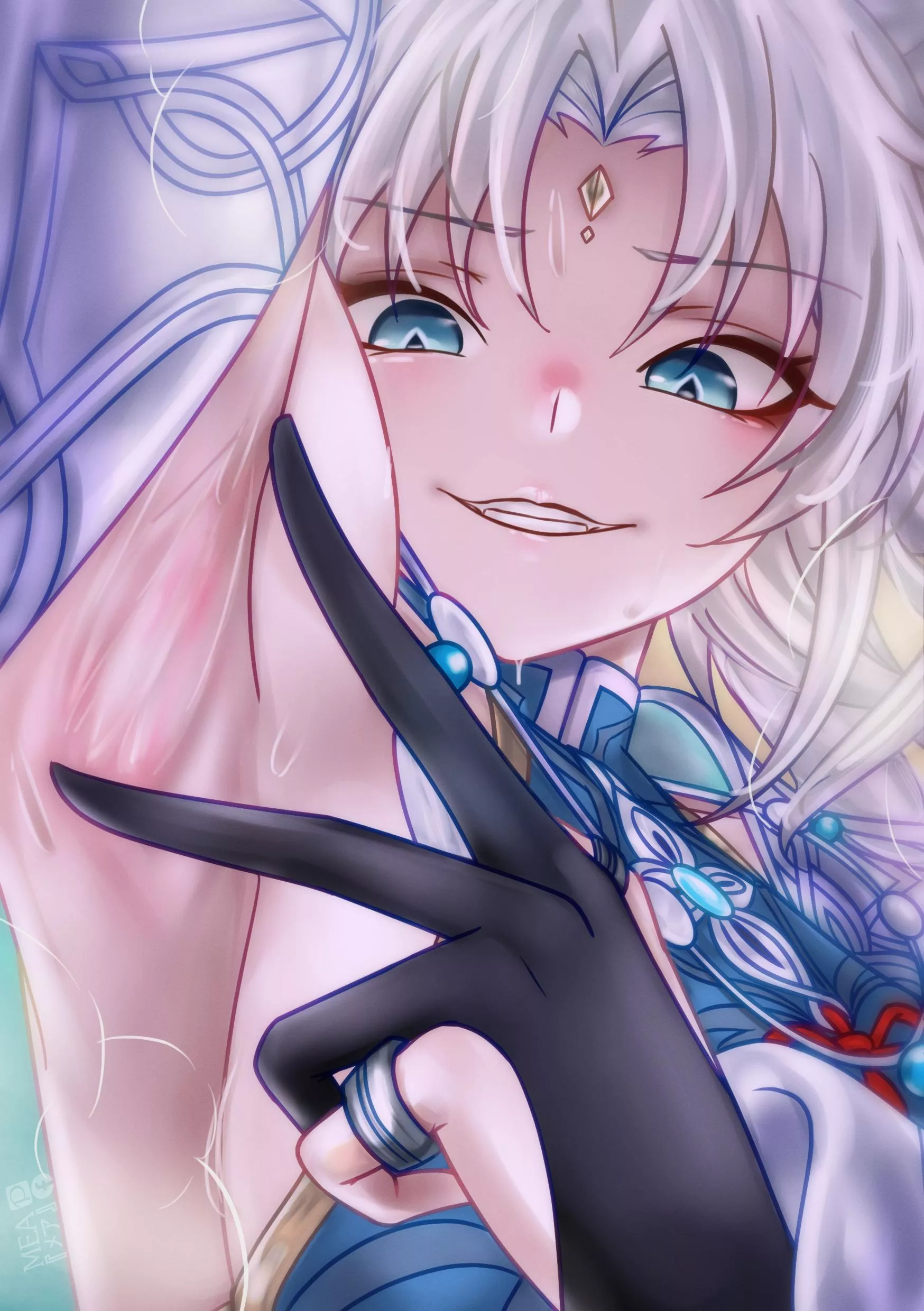 Feixiao stretches her waki skin (Mea) [Honkai Star Rail]