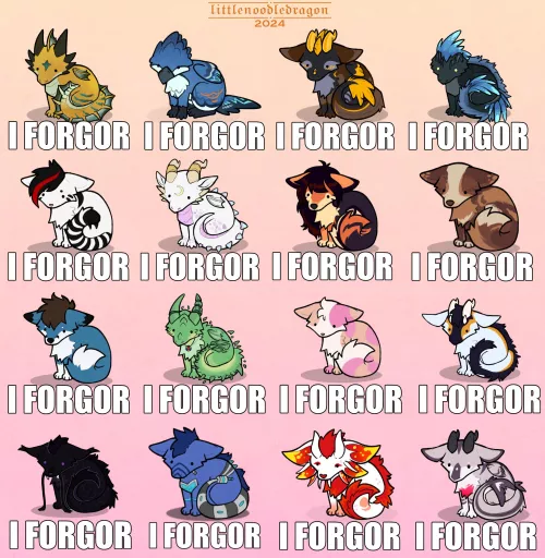 I HAVE CREATED AN ARMY!!! A forgetful army.. BUT AN ARMY NONETHELESS  [art by me]