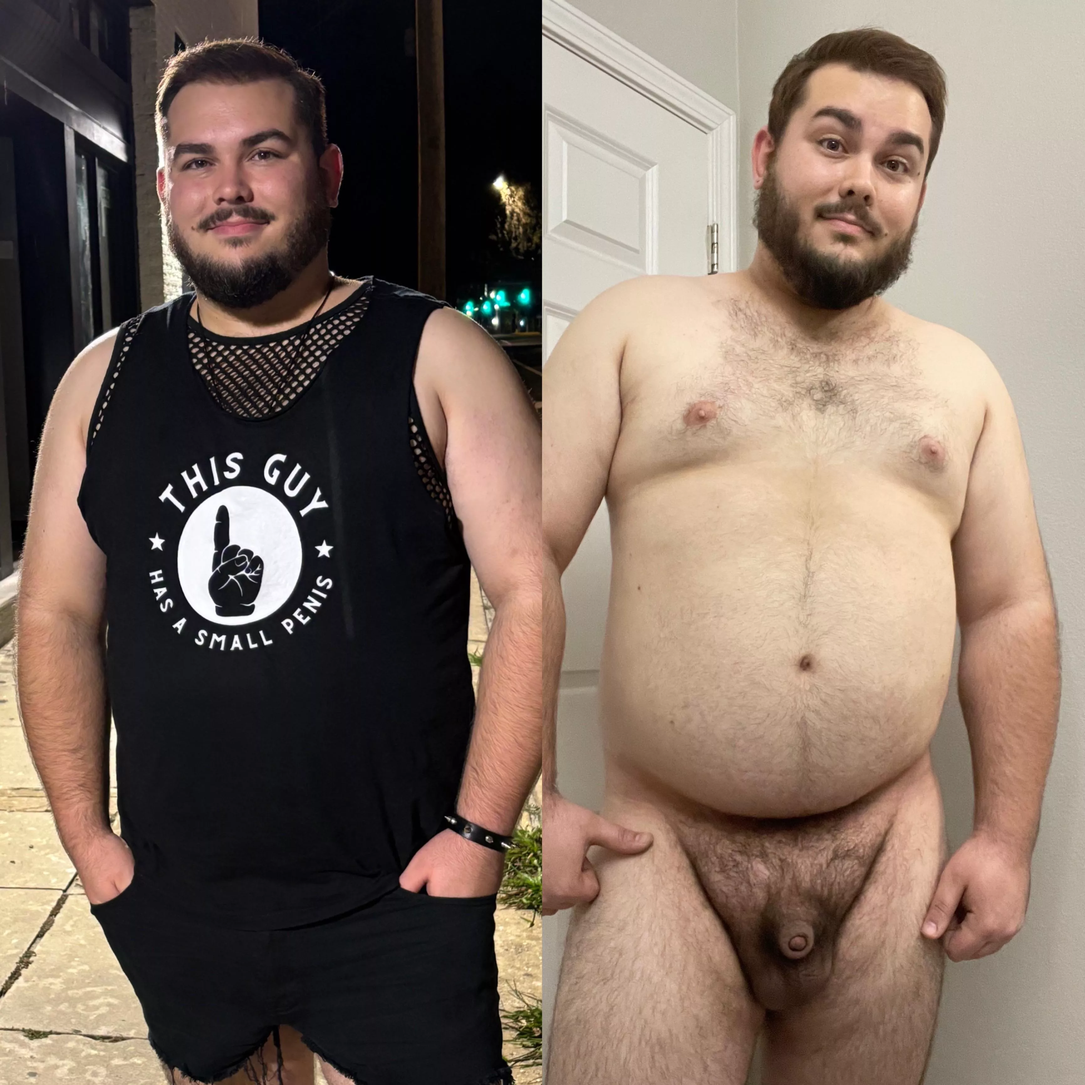 I may have a small dick but at least I have the balls to show it off 💪