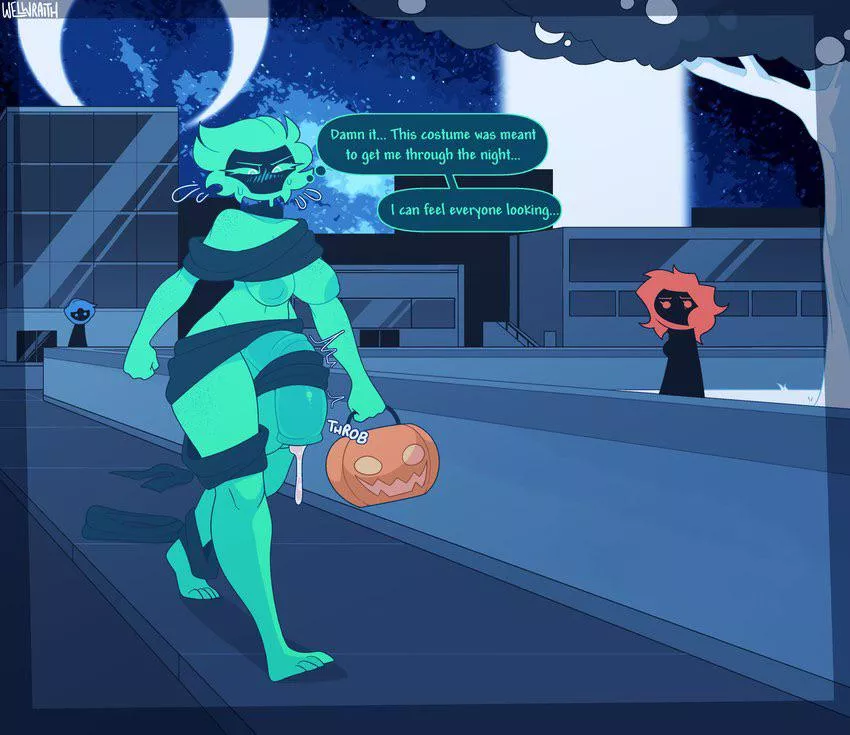 Inka’s Halloween costume (Welwraith)