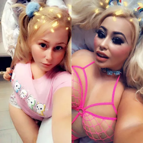 It’s amazing what makeup can do :)