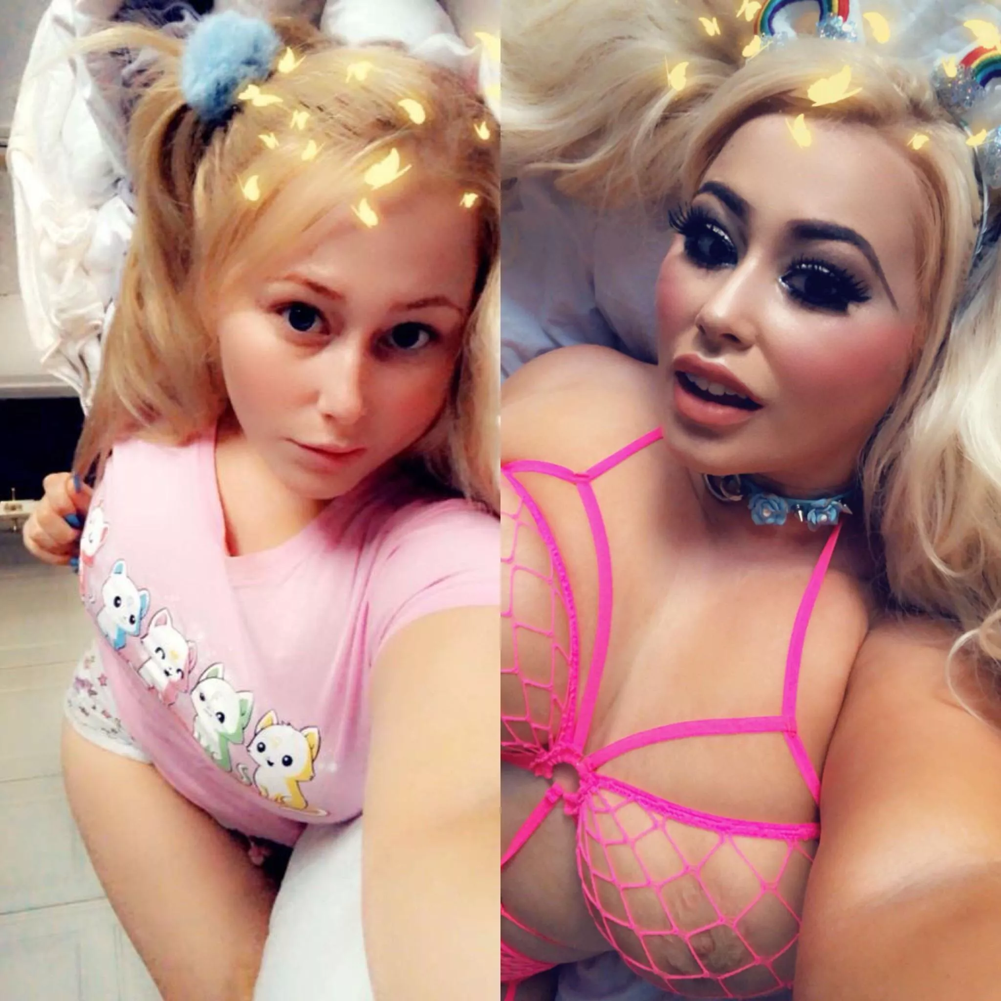 It’s amazing what makeup can do :)