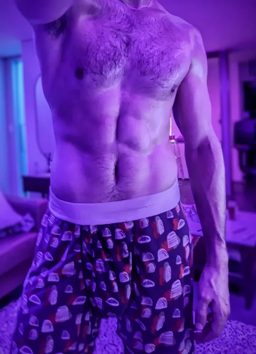 Little sweaty post workout....hope you don't mind