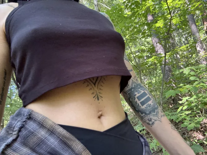 love my tattoo poking out 