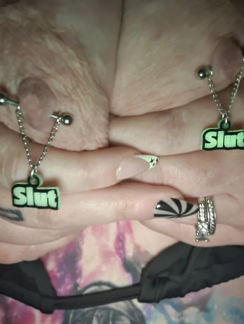 My nails and piercings glow in the dark