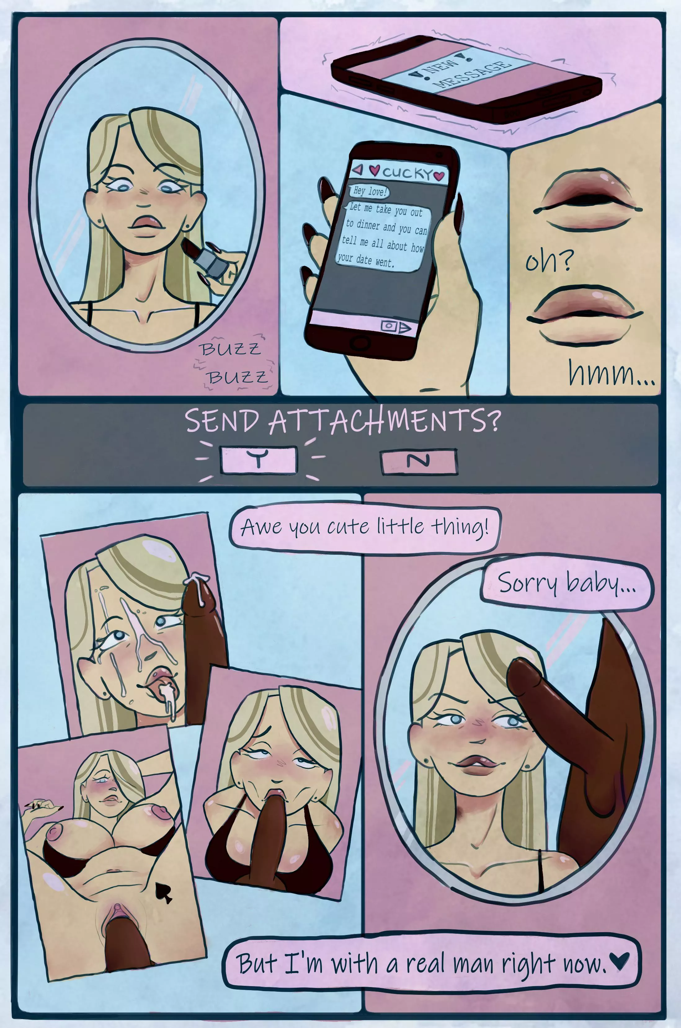 She doesn’t need you… 