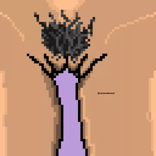 Some pixelated pussy for the pixelated pussy lovers - (2nd Pixel Art attempt)