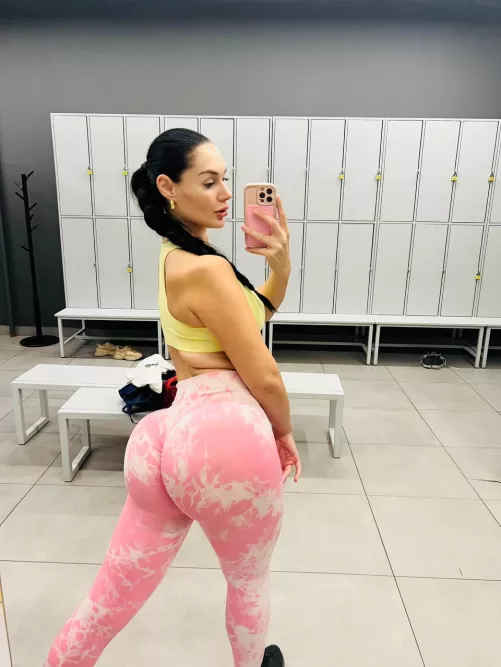 waiting for you to peel off these leggings