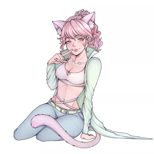 A drawing I did of mysati she’s so cutee 💕💗