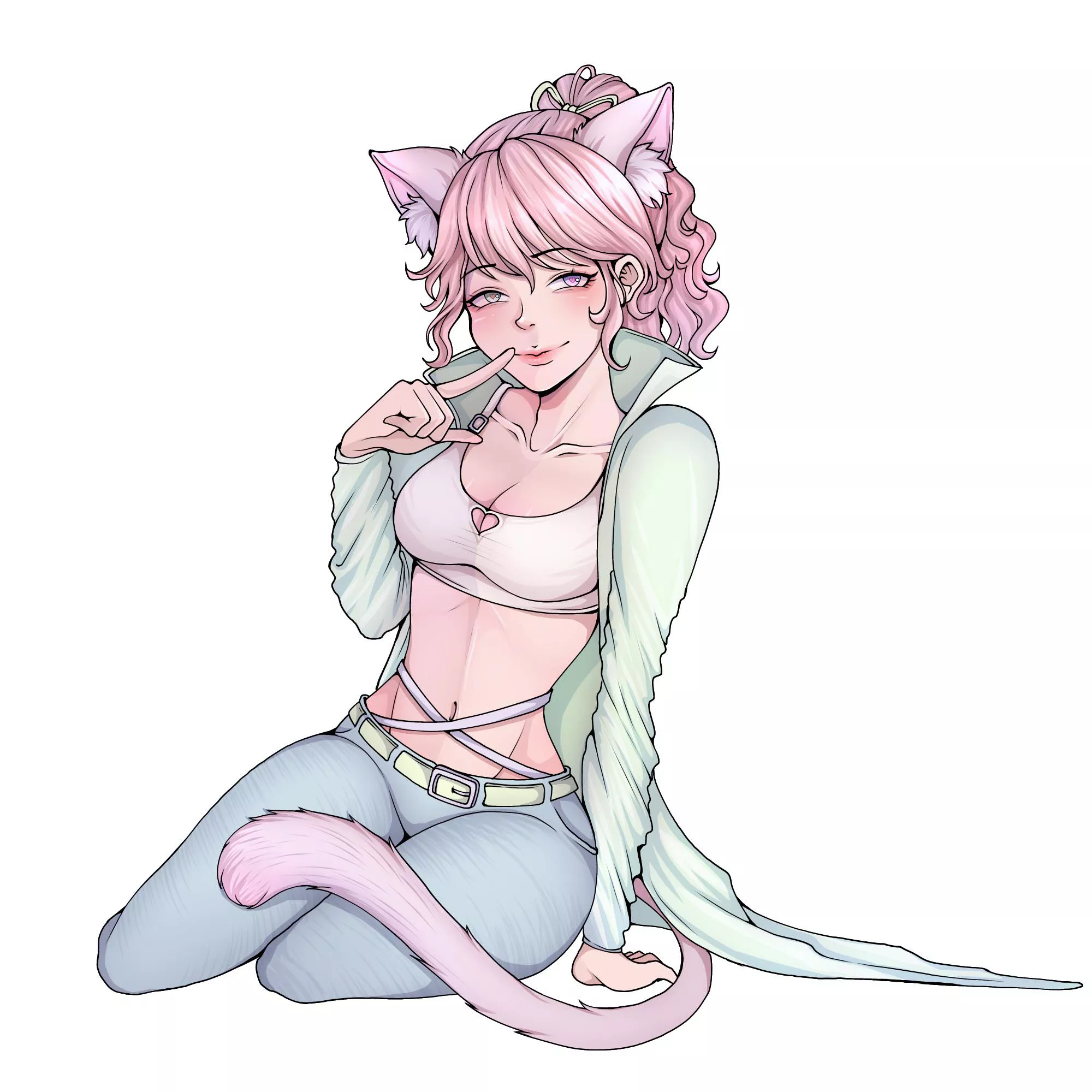 A drawing I did of mysati she’s so cutee 💕💗