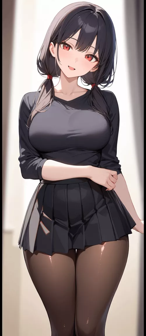 Black Outfit & Tights