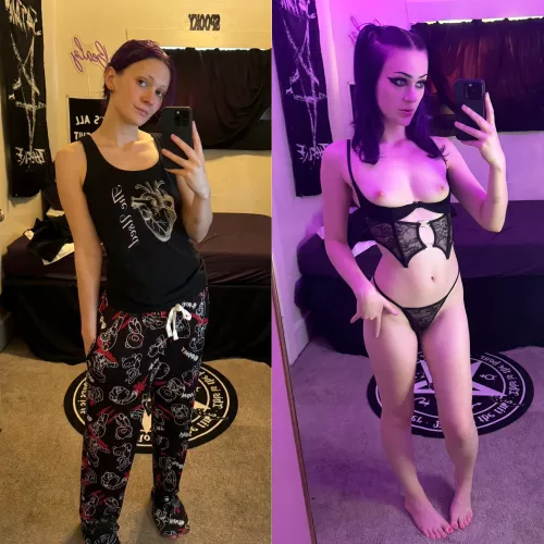 Comfy GF vs give-me-dick GF 