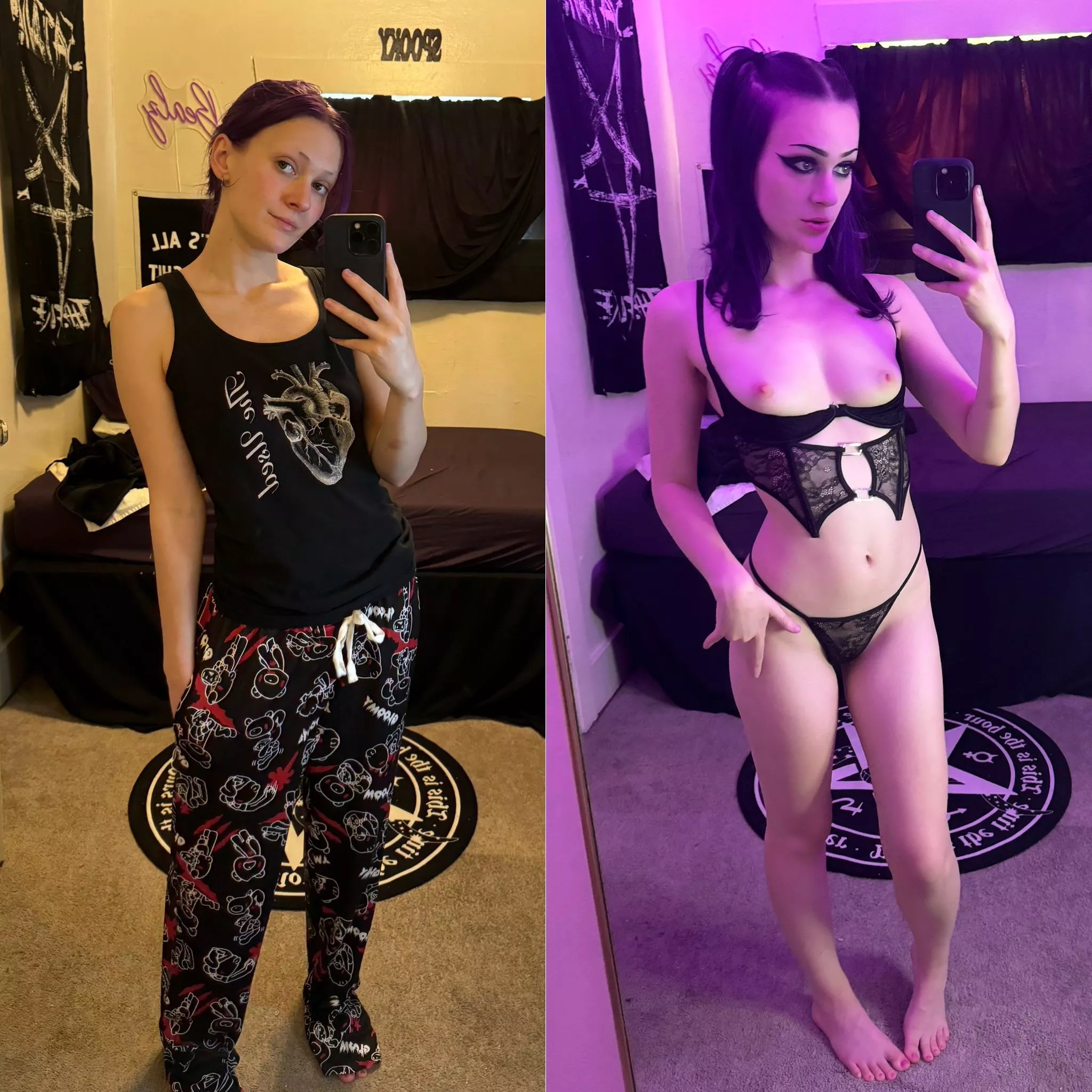 Comfy GF vs give-me-dick GF 