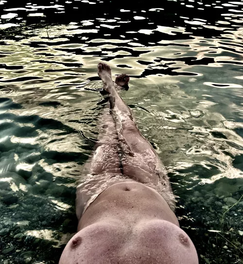 Evening dip, get it while you can, the seasons are a changin!