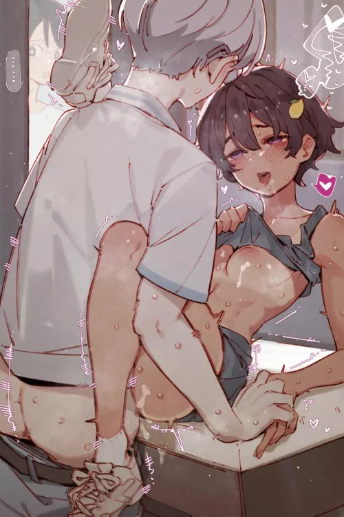 Just as the MC thought she was starting to like him too and was going to ask her out soon, He catches her doing it back with her EX after school hours... [Too Many Losing Heroines!]