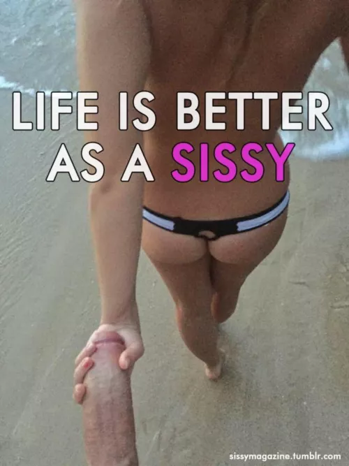 Life is better as a sissy slut for big cocks. 