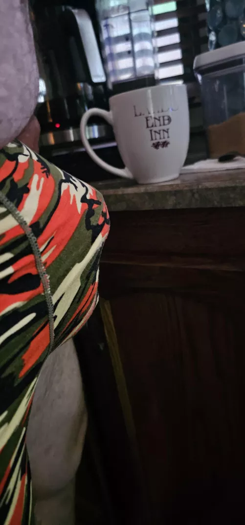 Love my morning coffee bulge