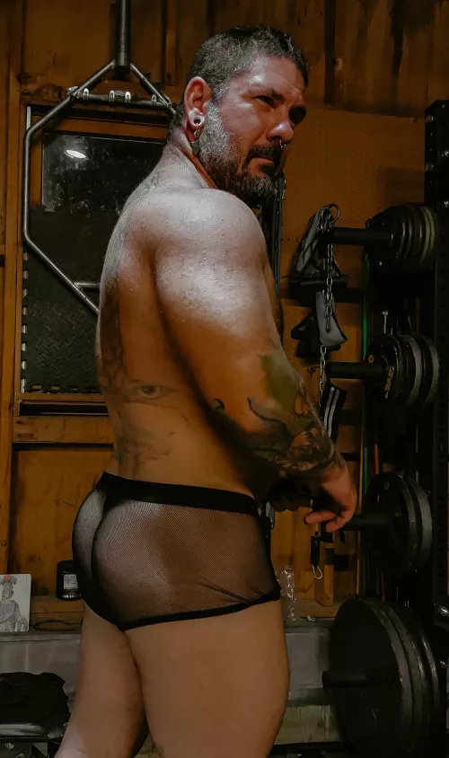 Mesh shorts help keep cool. 