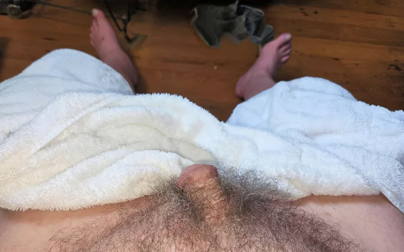 Relaxing After a Shower