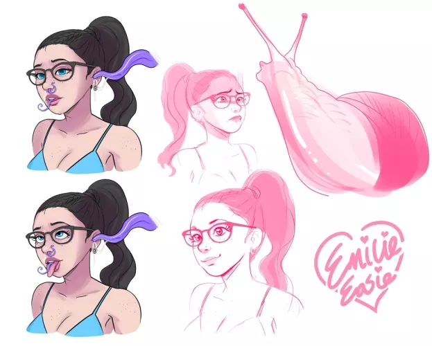 She doesn't like slimy things at all! Unless they penetrate her brain and mess with it...! (EmilieEasie)