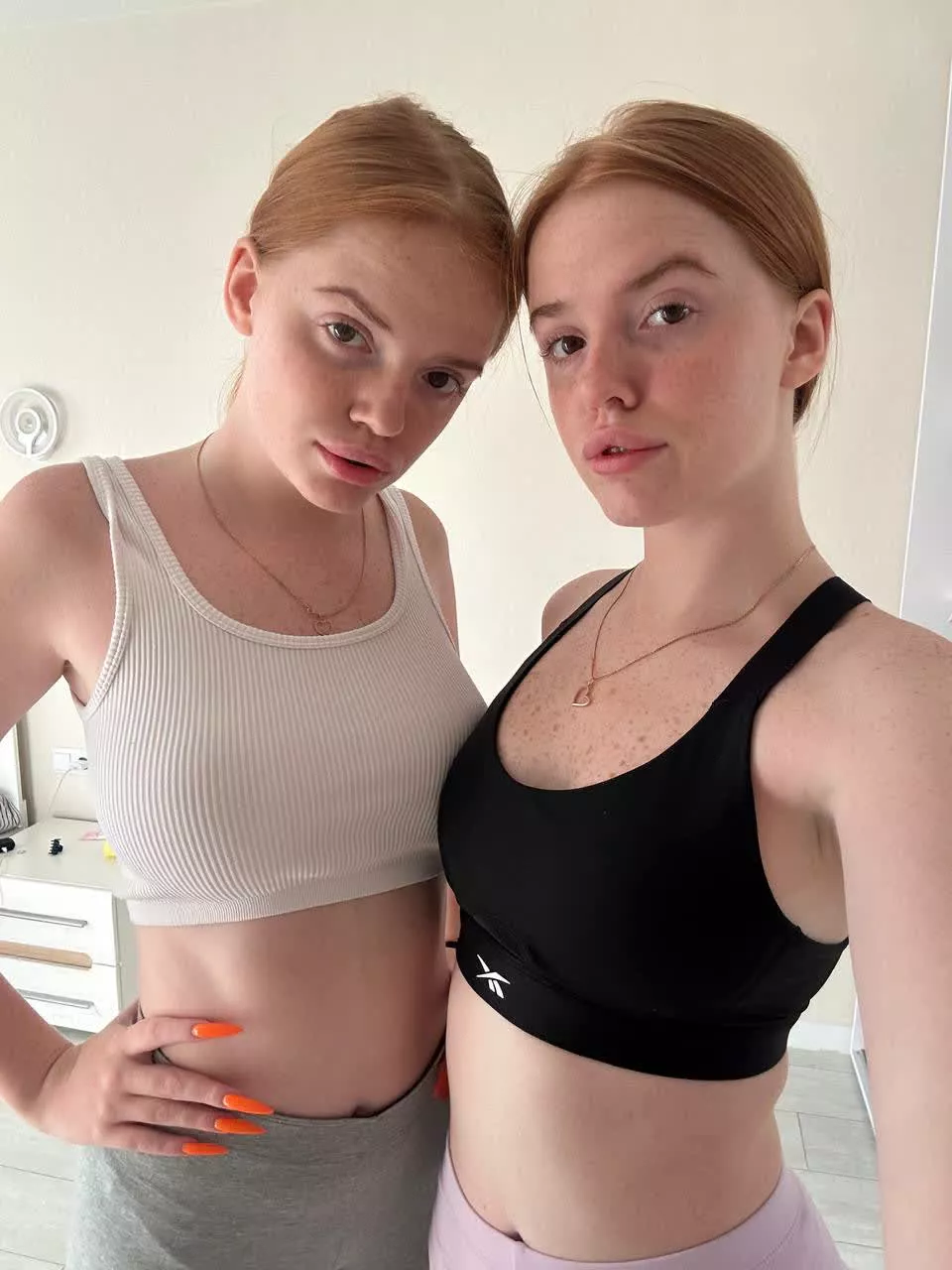 After exercises we look especially hot