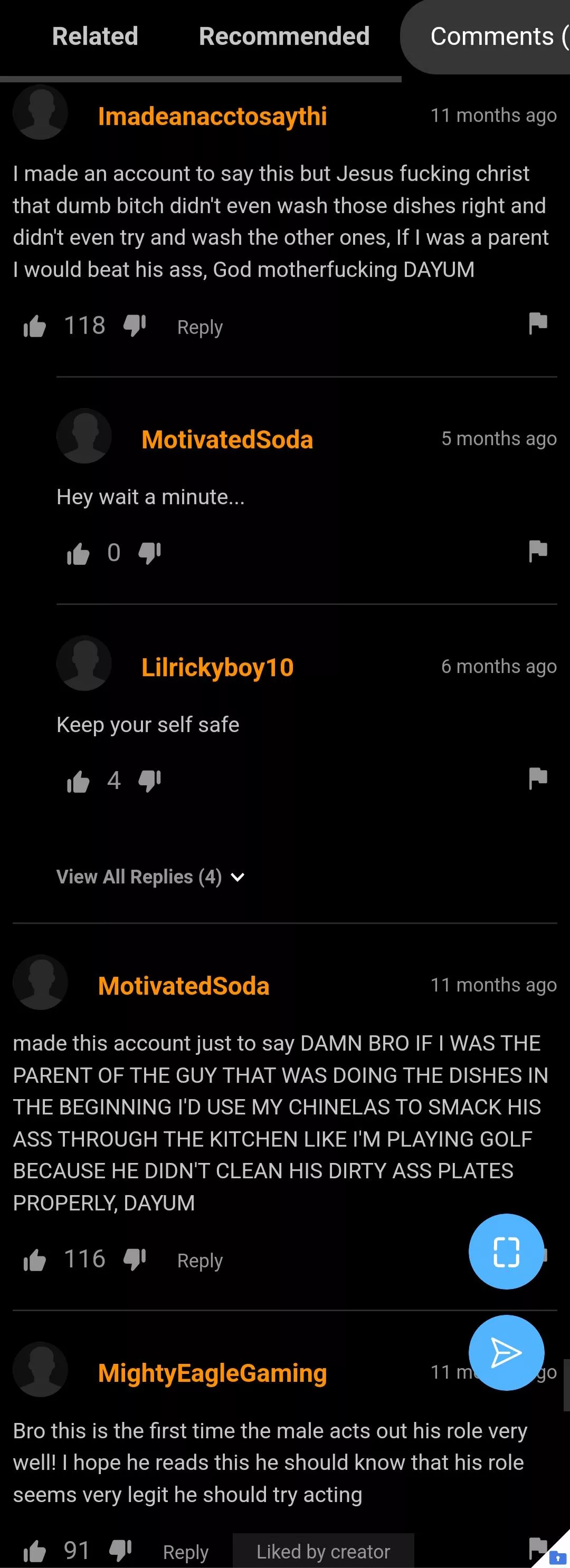 Bro needs to wash the dishes