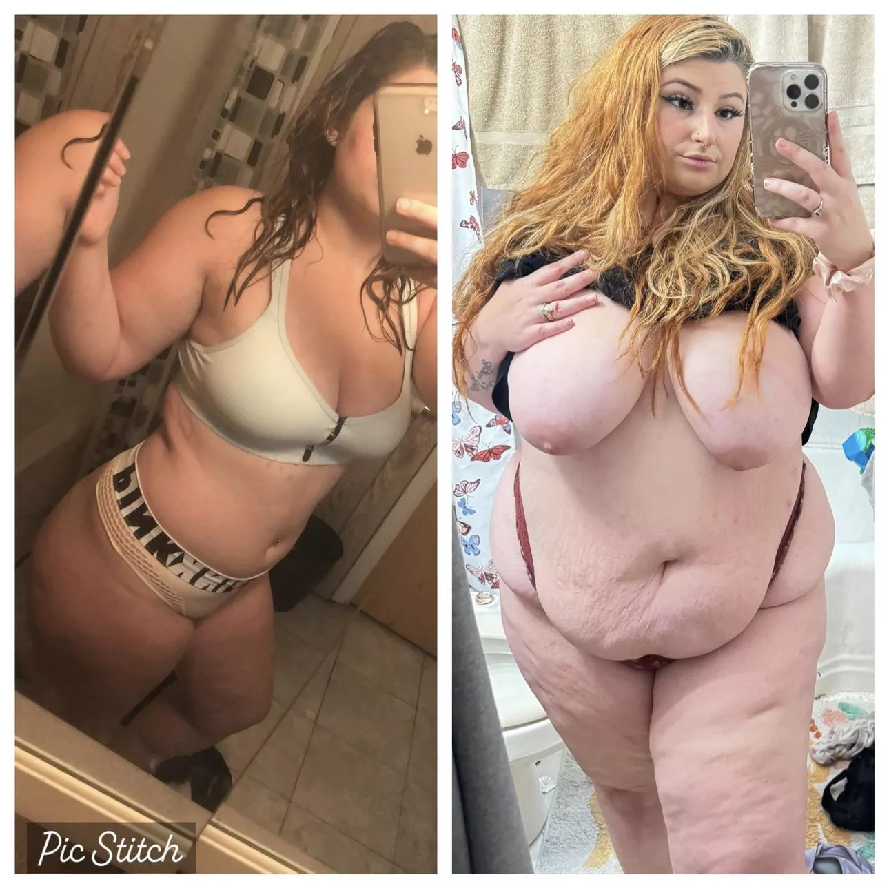 Can you believe how much I’ve gained?!?