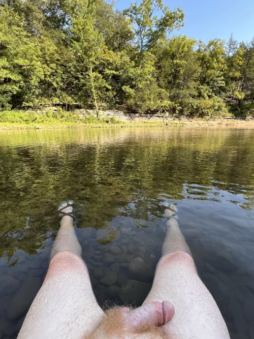 Cooling off at the creek