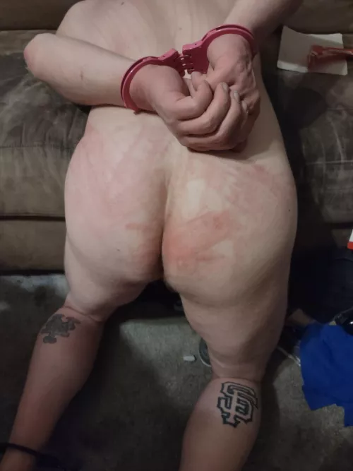 Got cuffed and beaten for their enjoyment 