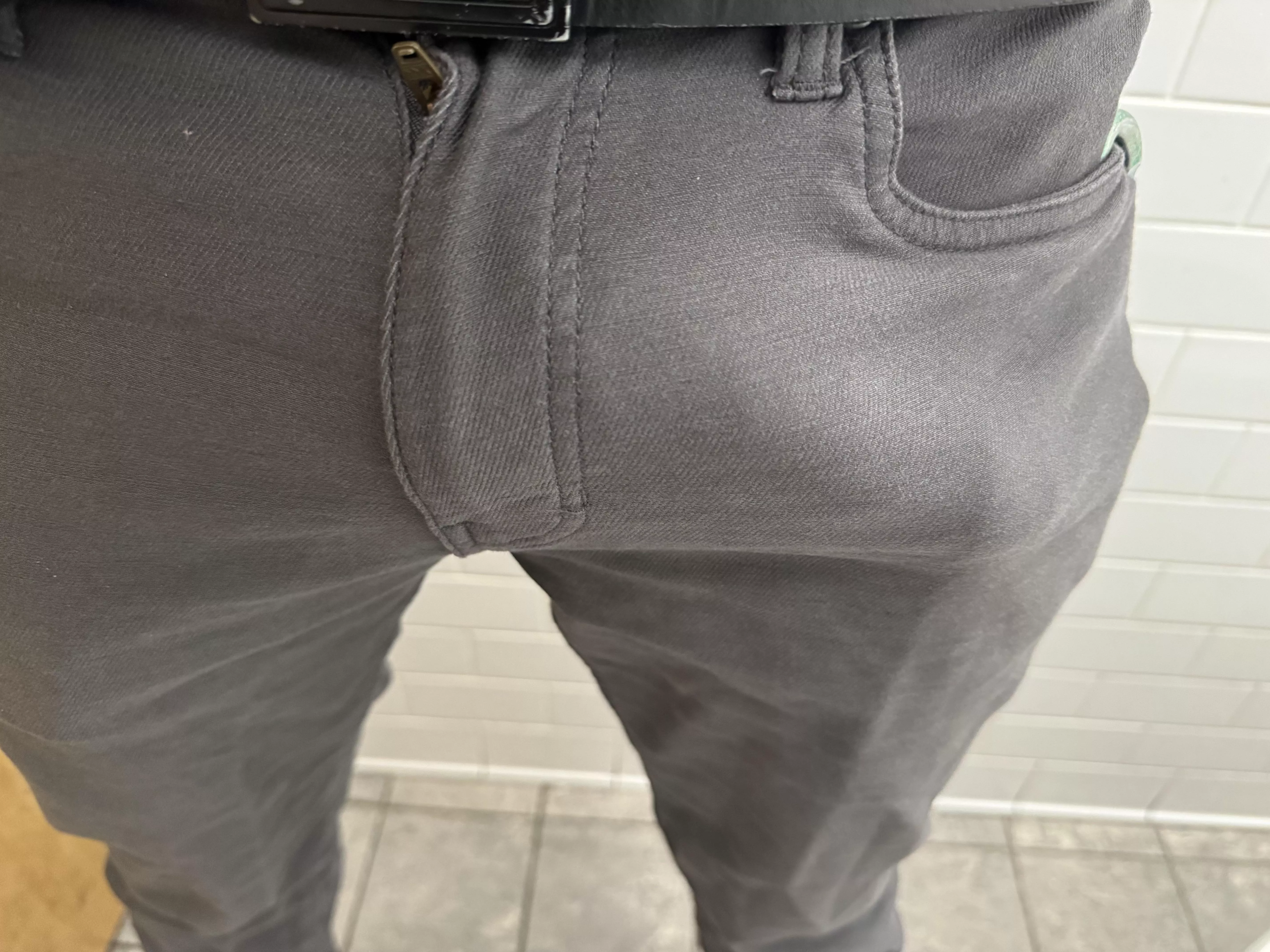 I think I need bigger work pants. (40). Or need to stop reading Reddit during the day. 