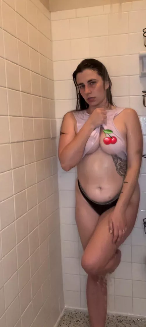 I wanted to get wet with you, but this will do 