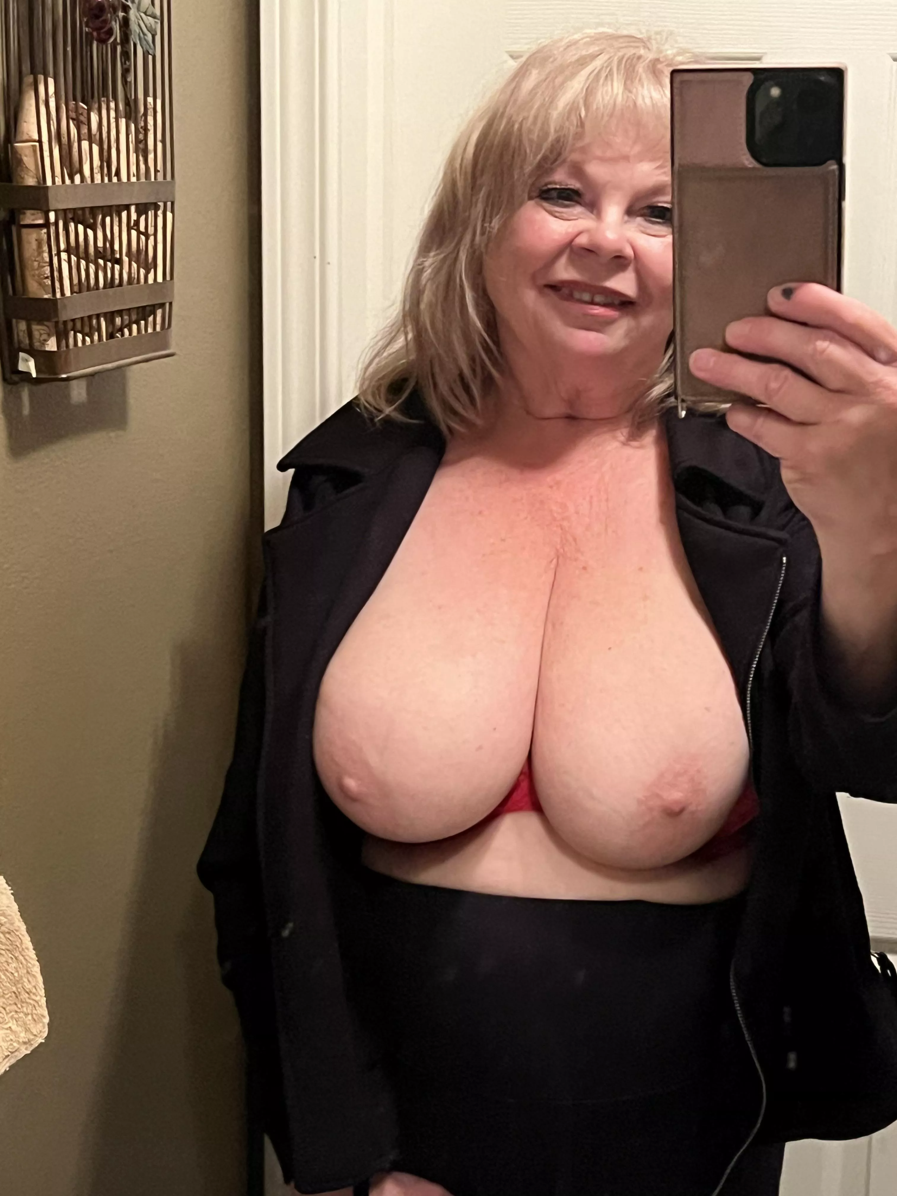 In the bathroom of a mom and pop shop! 🤫 