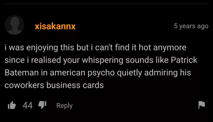 Whispering ruining porn