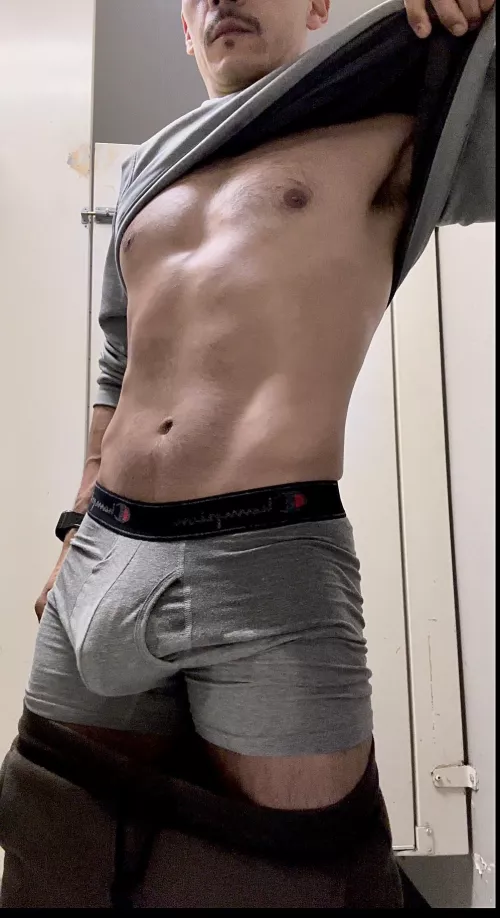 worn, sweaty, musky as fuck 