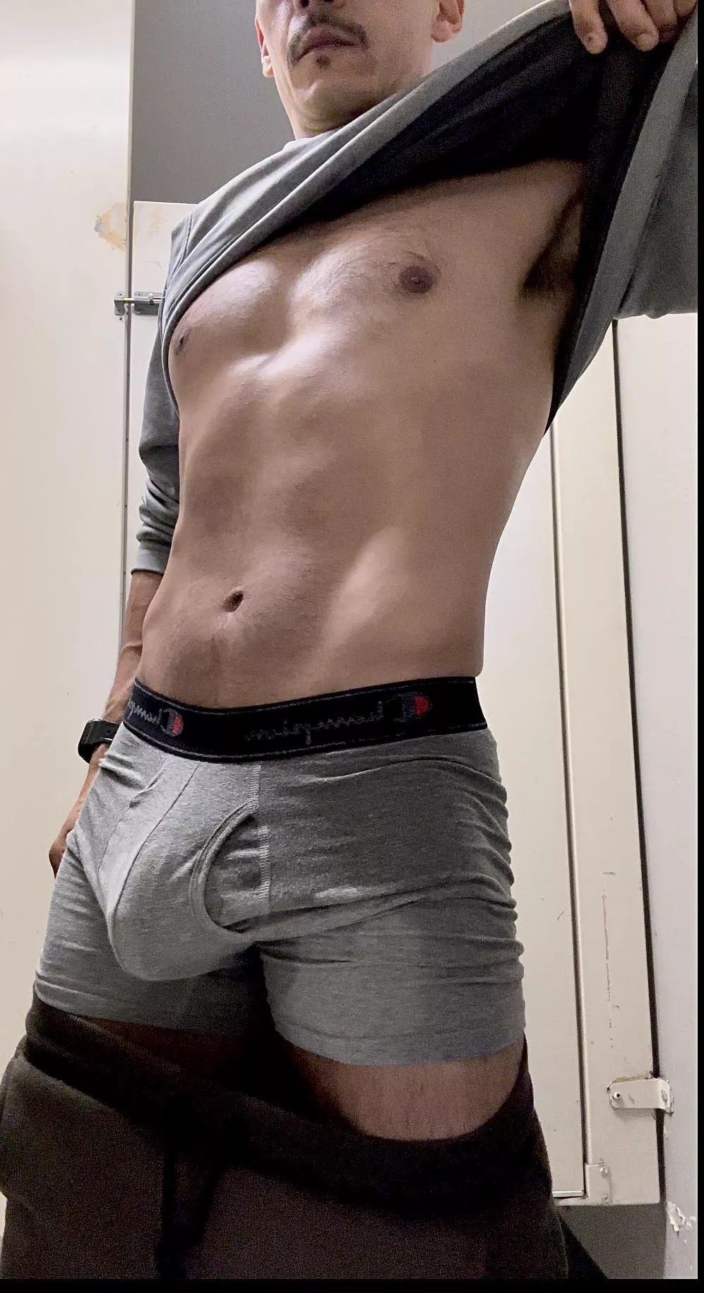 worn, sweaty, musky as fuck 