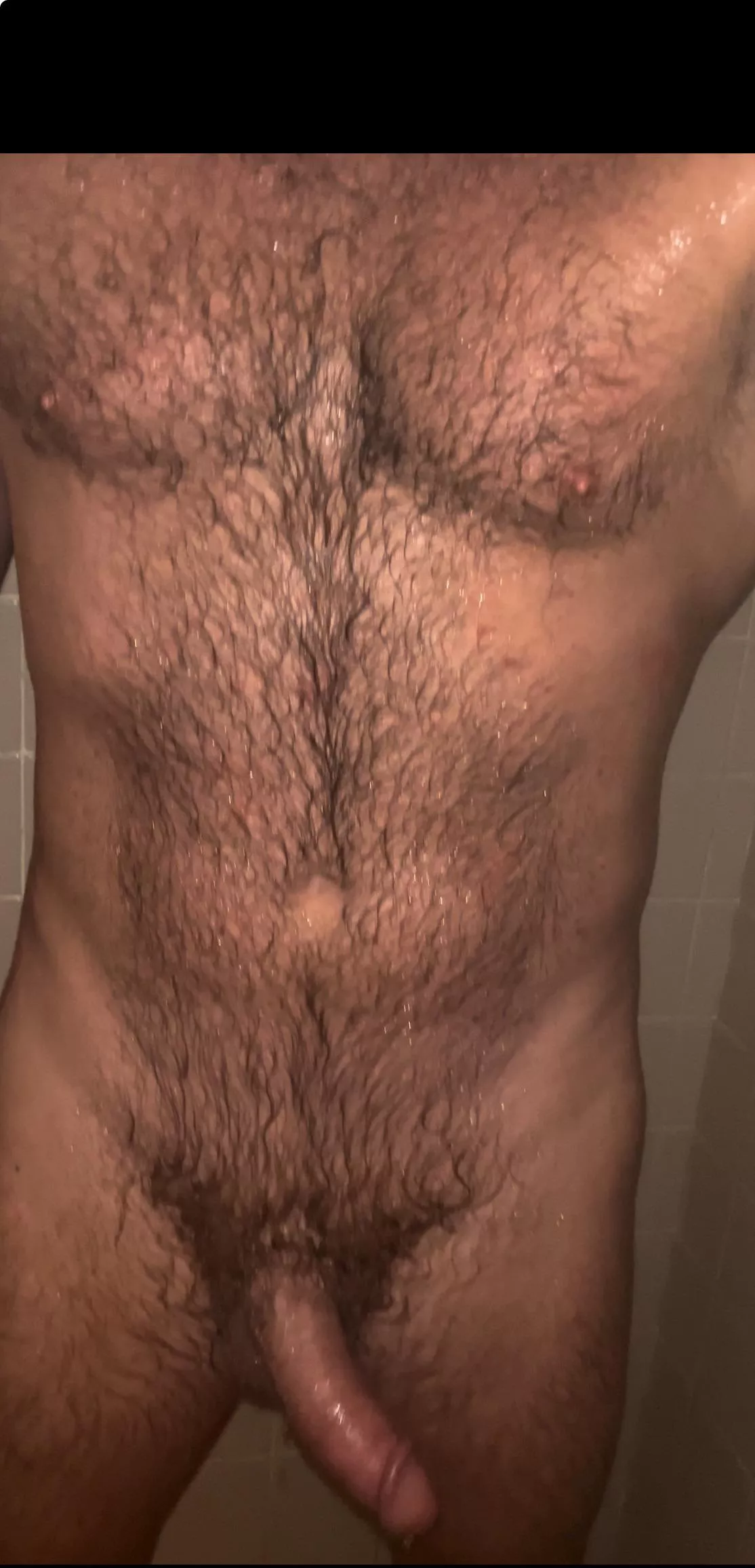 A quick shower shows how hairy