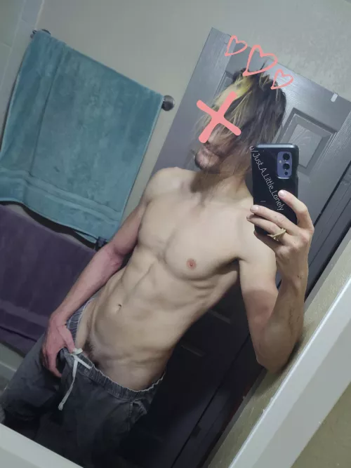 Abs are easy when you're lanky 