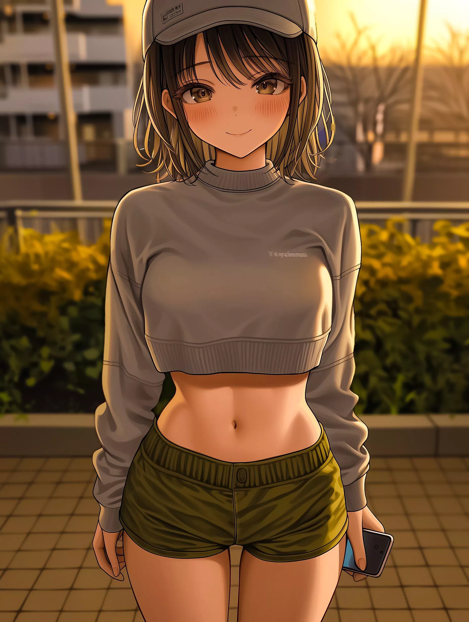 Cropped Sweater 