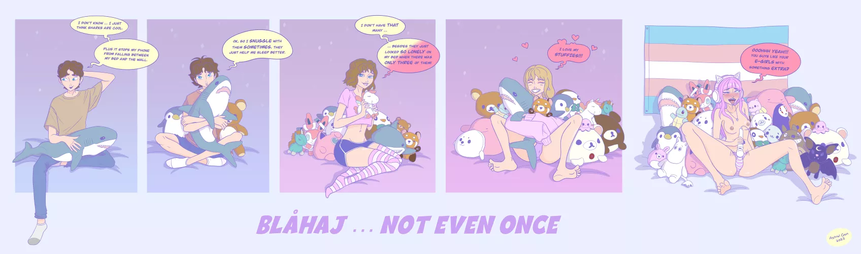 Femboy to e-girl transformation by astral-gen