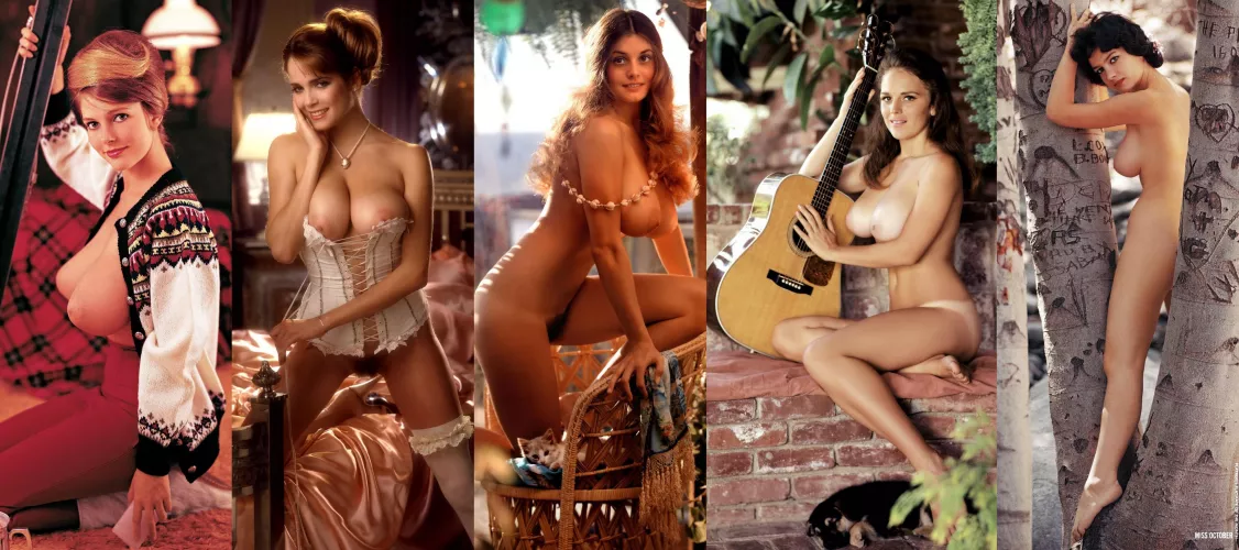 For my Top 20, 16. Melinda Windsor: 21 years old, 38DD, Miss February 1966
17. Charlotte Kemp: 21 years old, 34DD, Miss December 1982
18. Marilyn Lange: 22 years old, 38DDD, Miss May 1974
19. Michele Hamilton: 19 years old, 38DD, Miss March1968
20. J