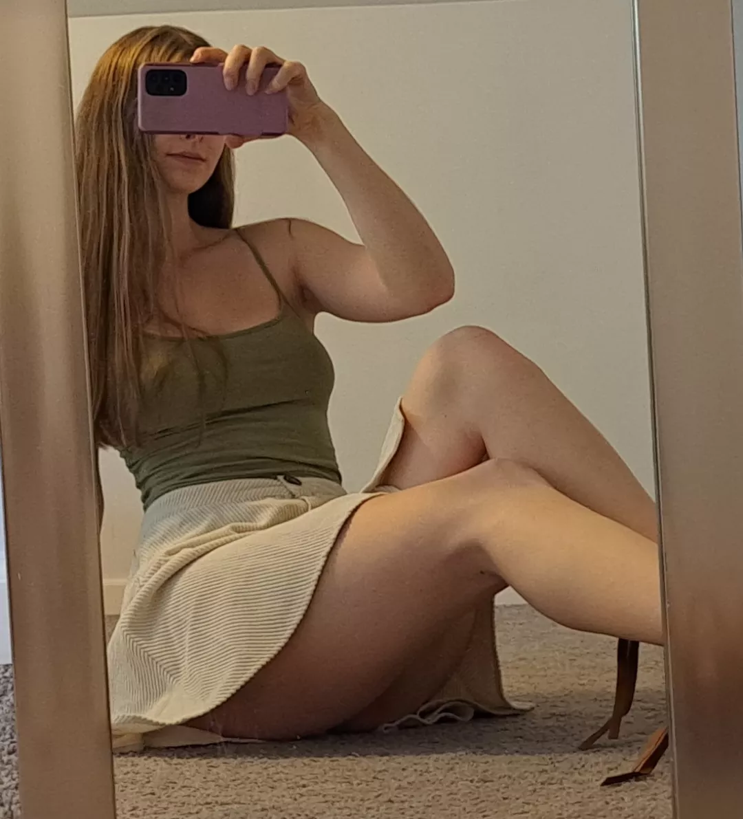 I should probably put some panties on...