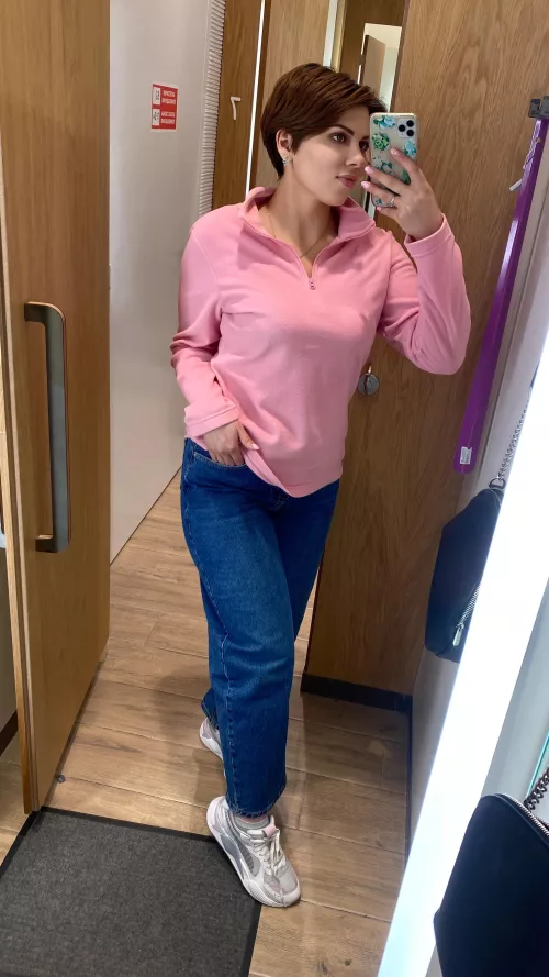 I tried on some new clothes today