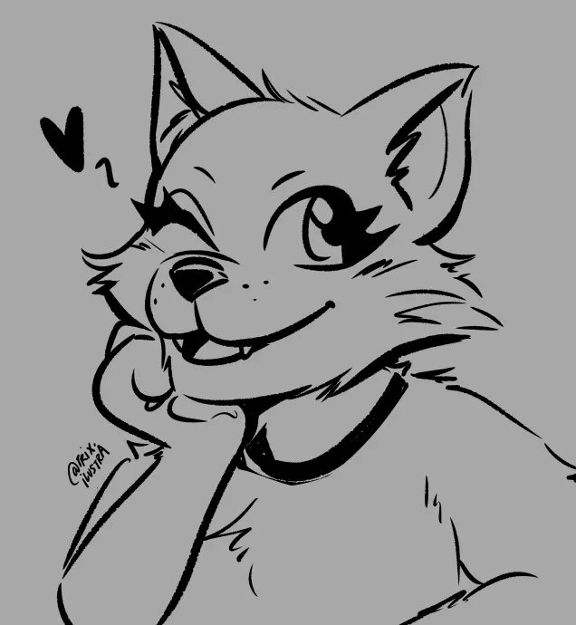 learning to draw furry characters, any suggestions on this sketch to improve?