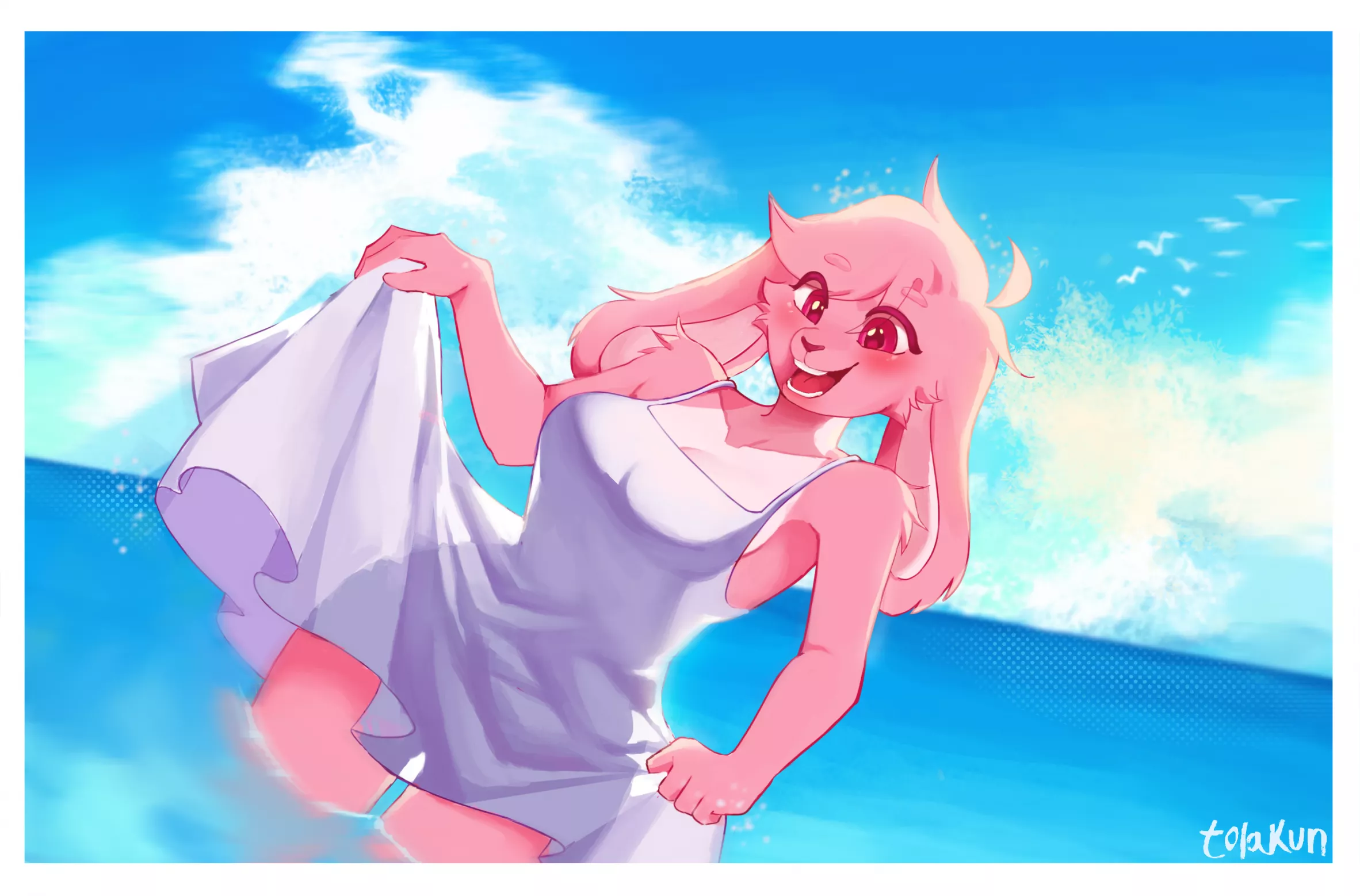 Lovely ocean (art by me)