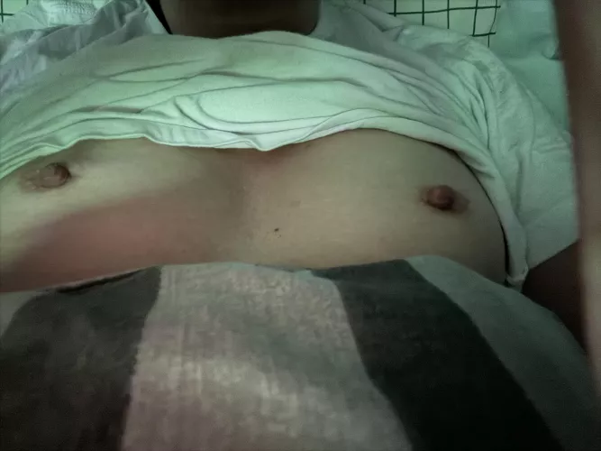 Night time AA cups in bed   F 37