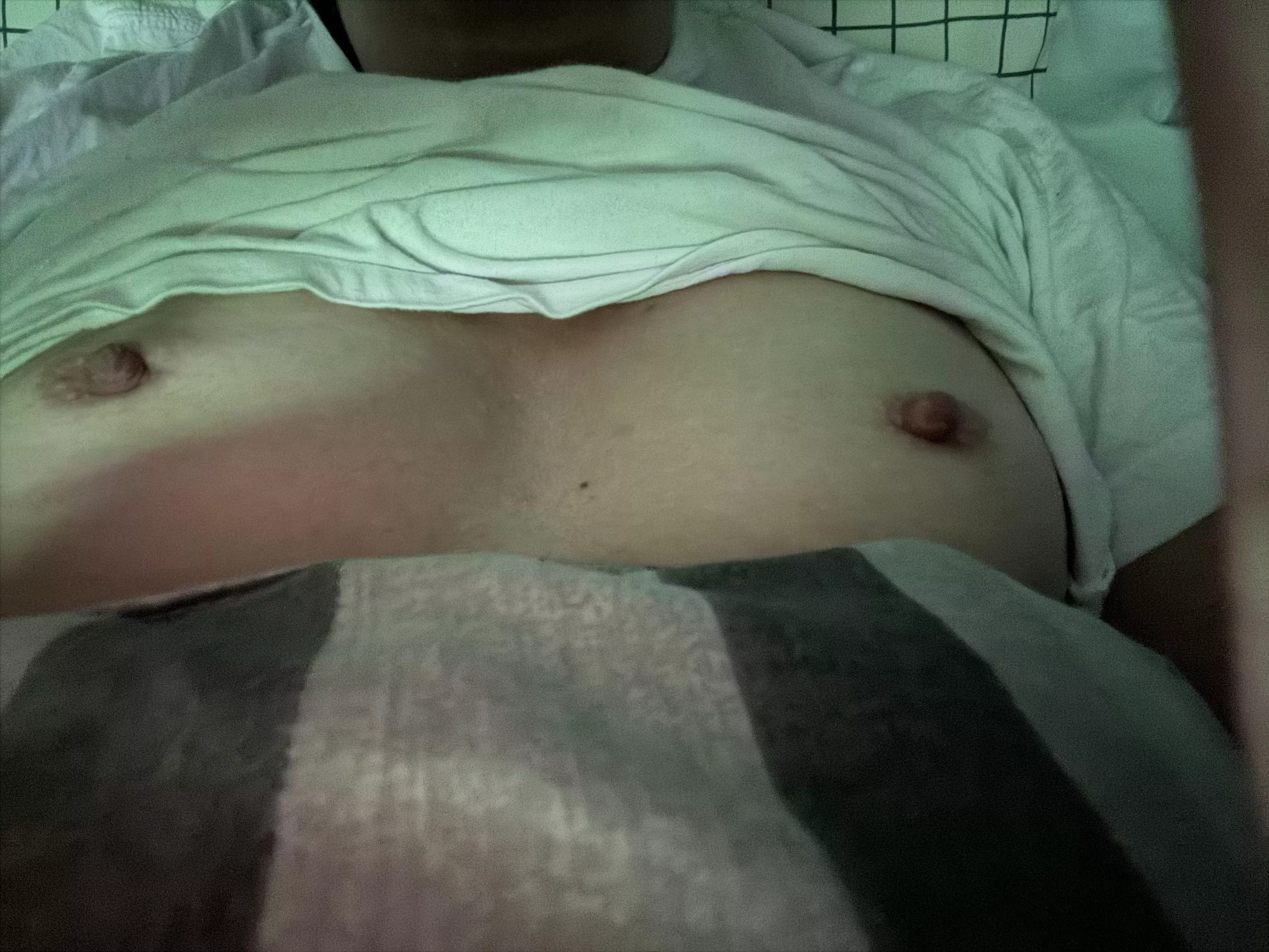 Night time AA cups in bed   F 37