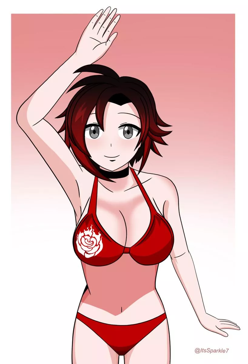 Ruby in her bikini [Lucy Sparkle]